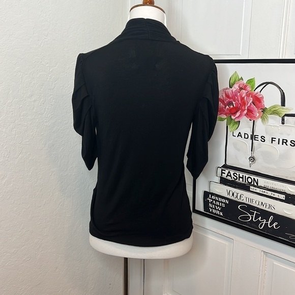 Ba&sh Black Lady T-Shirt Size 0 - Picture 3 of 7